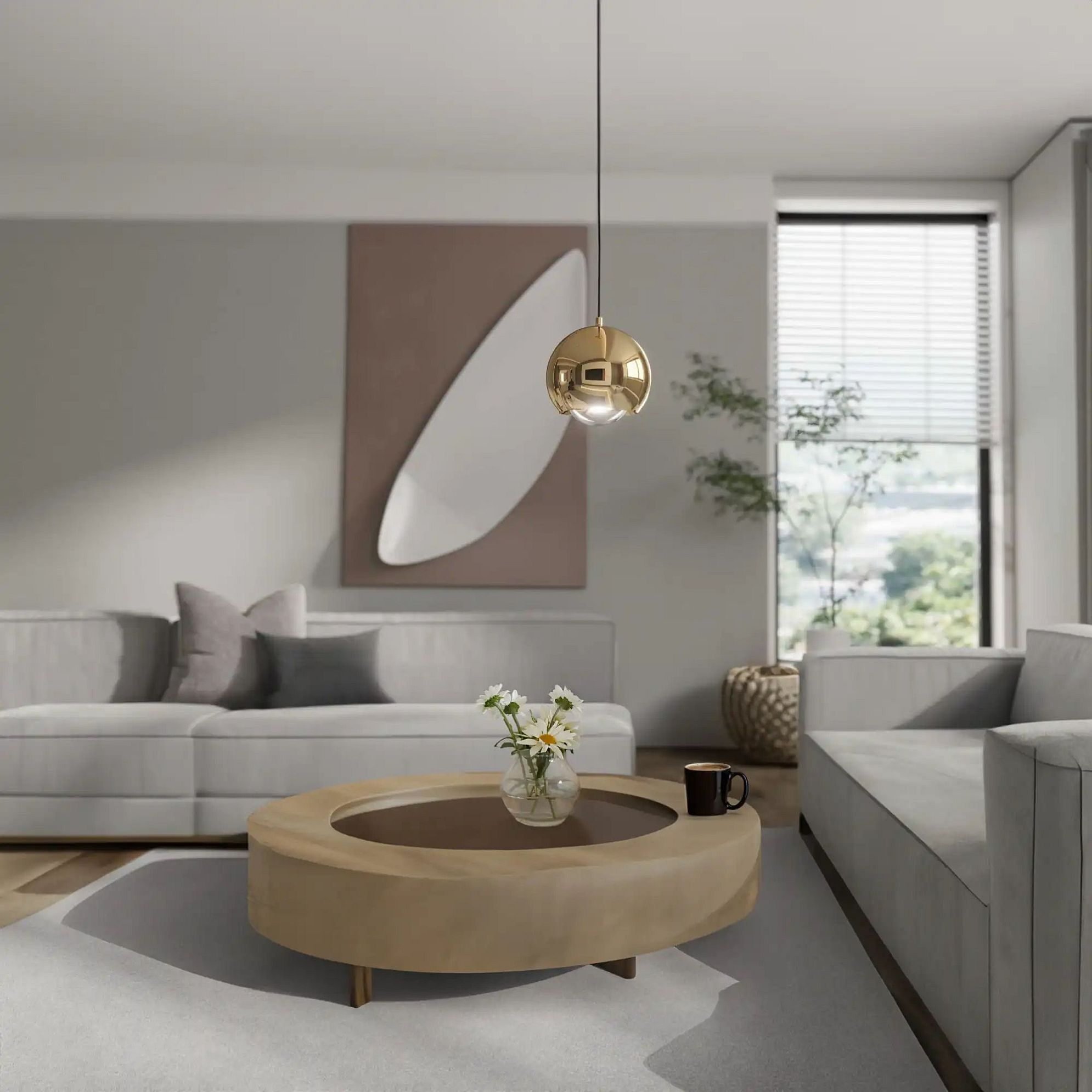 Minimalistyczna lampa LED